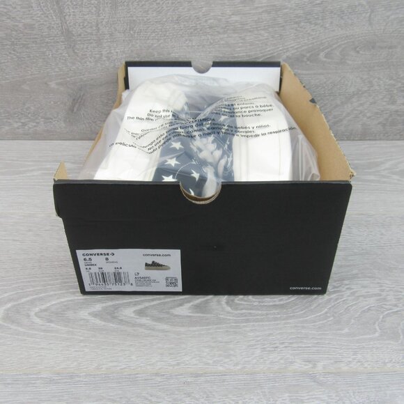 Converse CTAS Cruise Archive Stars OX Women's Size 8 Black Shoes NEW - Picture 13 of 14